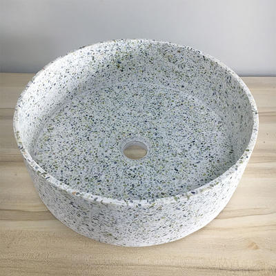 Luxury Round Resin Stone Wash Basin for Hotel & Home