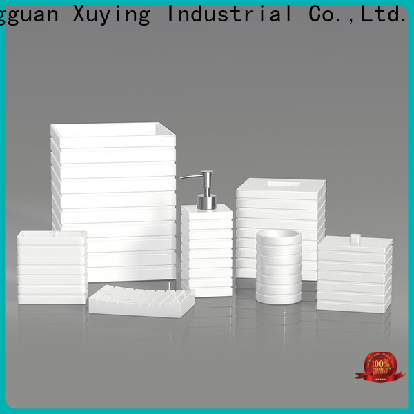 Xuying Bathroom Items white bathroom accessories set customized for hotel