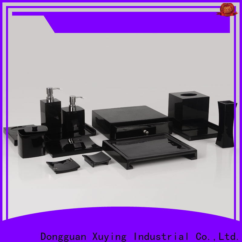 Xuying Bathroom Items matte black bathroom accessories with good price for hotel