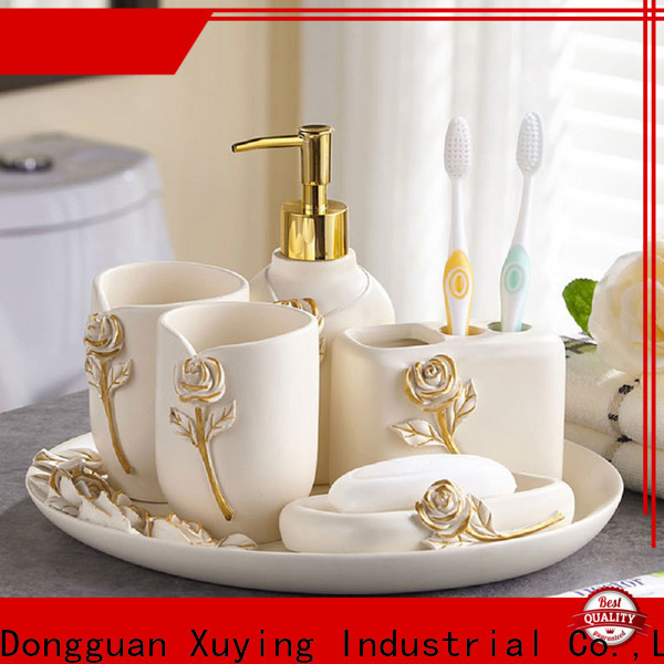 Xuying Bathroom Items black and white bathroom accessories customized for hotel