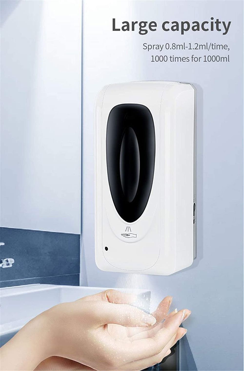 Touchless Battery Electric Automatic Hand Soap Dispenser With Sensor
