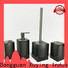 hot selling black bathroom accessories factory price for hotel